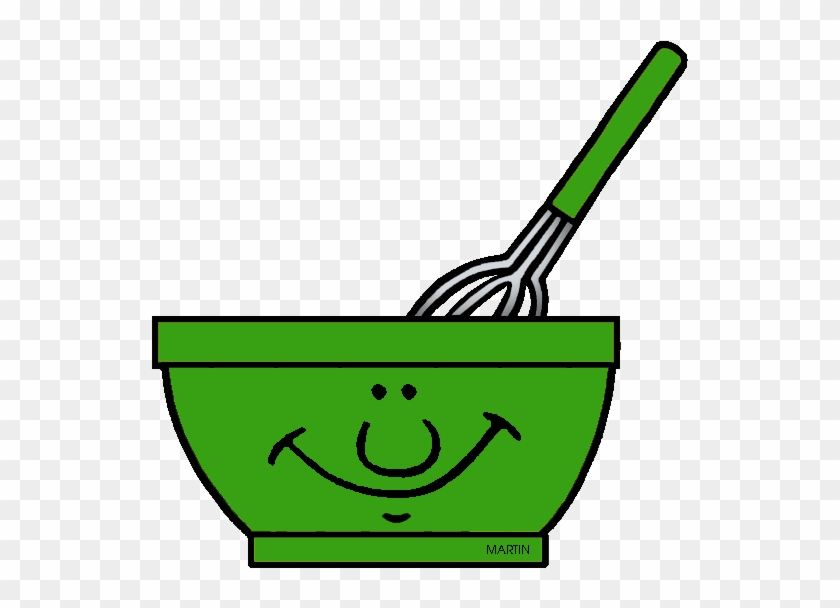 Mixer Spoon Clipart - Free Clipart Mixing Bowl #1055648