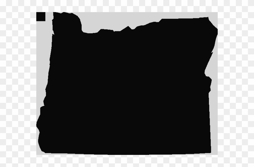 Oregon State Shape Clip Art At Clker Oregon Outline - Oregon #1055730