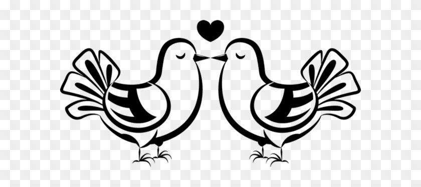 Two Doves Kissing Stamp - Postage Stamp #1055812