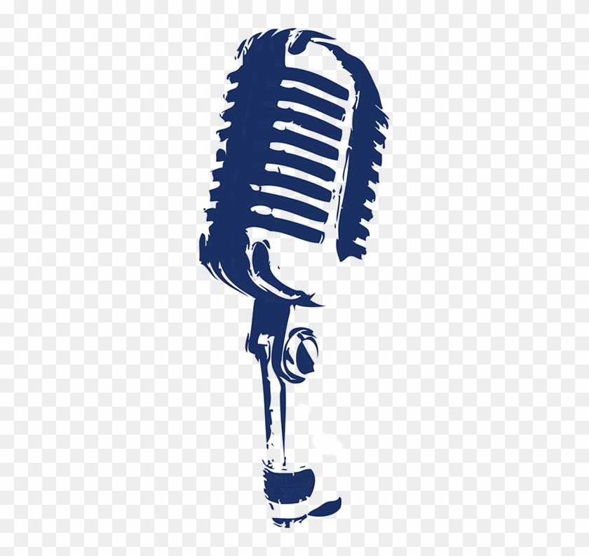St Albans Got Talent - Drawn Vintage Microphone Png #1055871