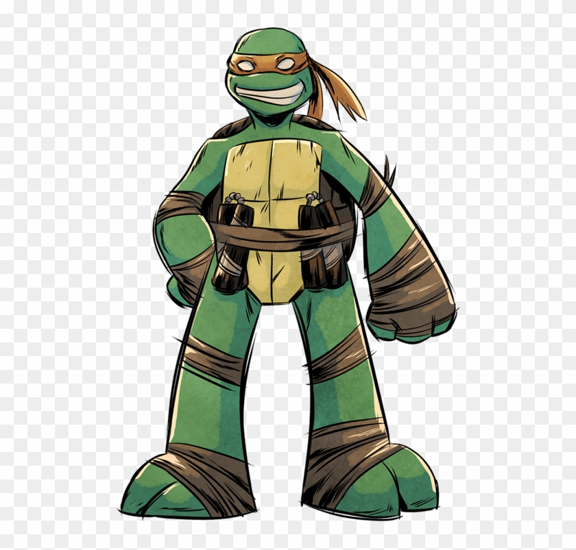 Ninja Turtles Clipart Mikey - Tmnt Mikey Png #1055891