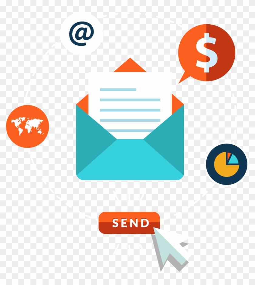 The Top 7 Benefits Of Email Marketing Pay Close Attention - Email Marketing Flat Icon #1055902