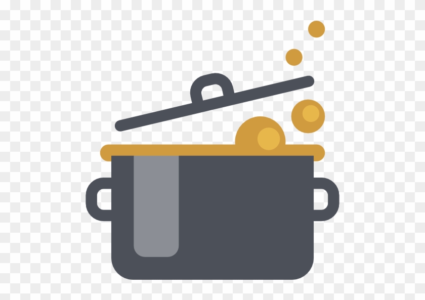 Pin Stew Pot Clipart - Pot Icon Png #1055988
