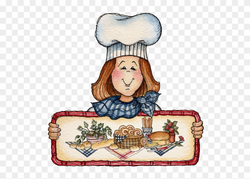 Cook Baking Bread Clipart By Laurie Furnell - Laurie Furnell Card #1055995