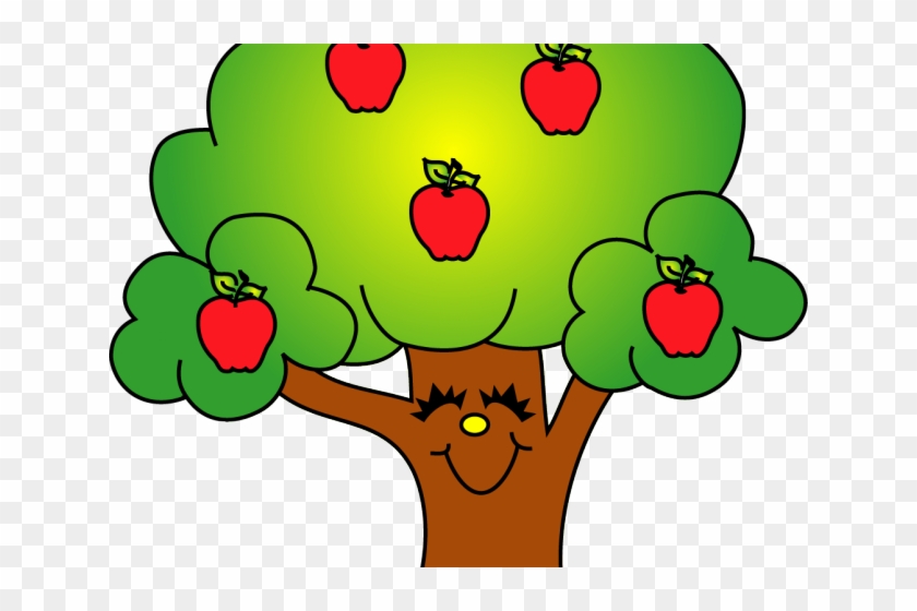 Tree Clipart Clipart Way Up High In - Apple Bulletin Board Ideas #1056112