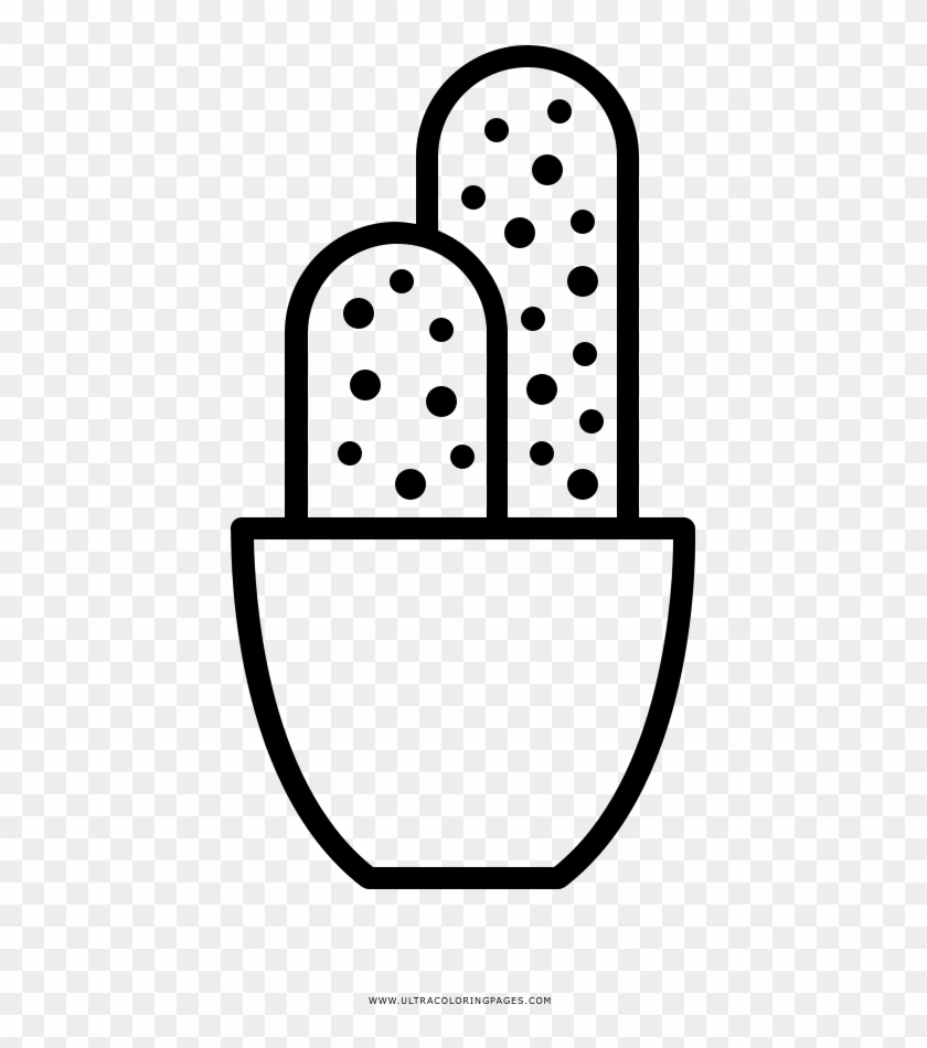 Cactus Coloring Page - Cactus Coloring Page #1056115