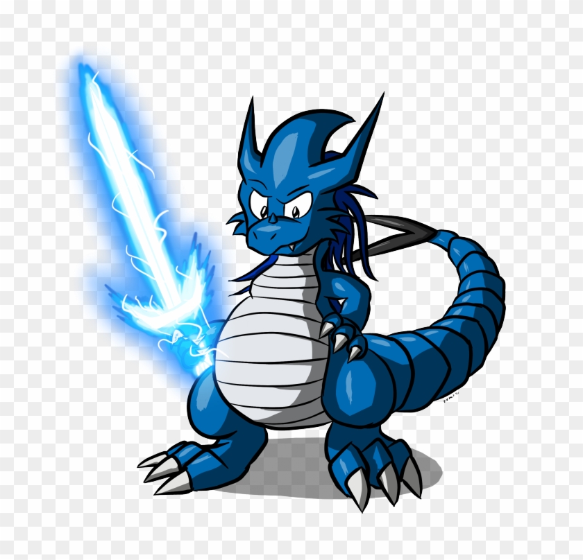 Drawn Katana Dragon - Drawn Dragon On Sword #1056143