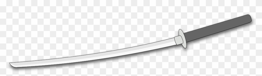 Drawn Katana Ninja Sword - Katana Gezeichnet #1056169