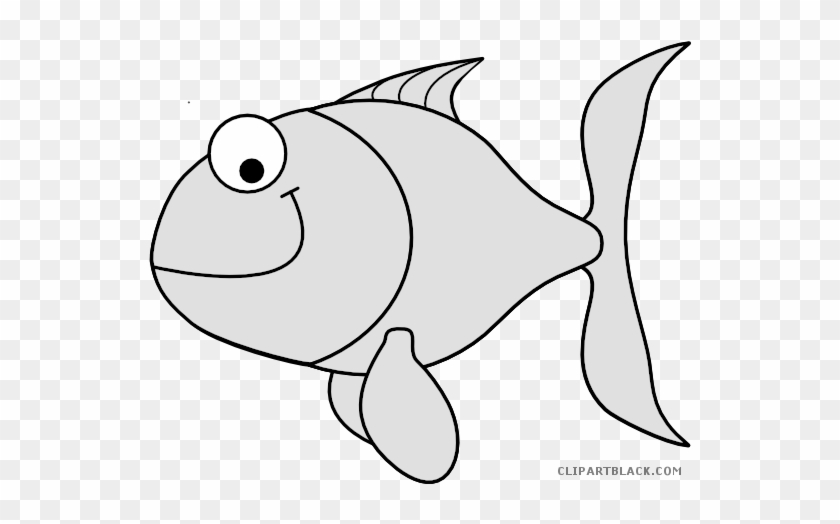 Colorful Fish Animal Free Black White Clipart Images - Colored Fish Clip Art #1056210