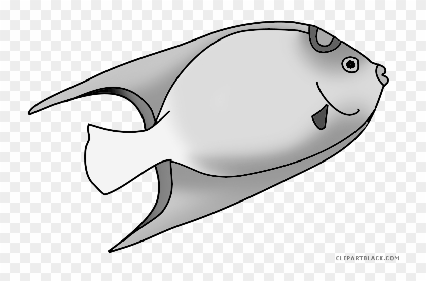 Colorful Fish Animal Free Black White Clipart Images - Clip Art #1056240