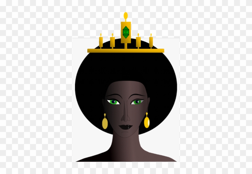 African American Queen Clip Art - Black Woman Clipart #1056273