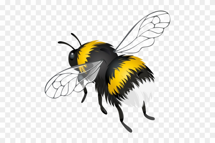 Flying Bee Png Clipart - Bee Png Clip Art #1056276