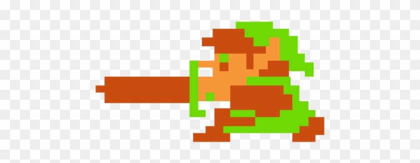 Legend Of Zelda Link 8 Bit #1056385