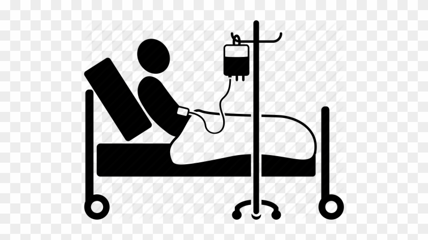 Your Bills Do Not Take Vacations Even In Hospital - Nures And Patient Stick Figure #1056408