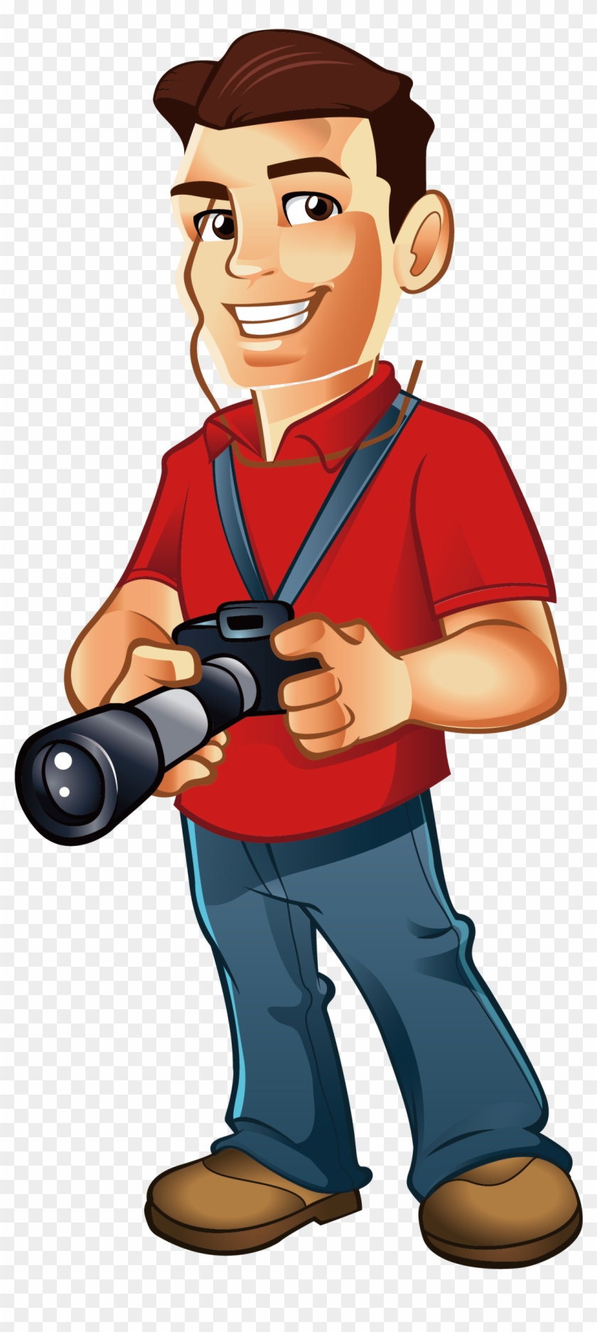 Photographer Photography Cartoon Clip Art - Photographer Cartoon - Free  Transparent PNG Clipart Images Download