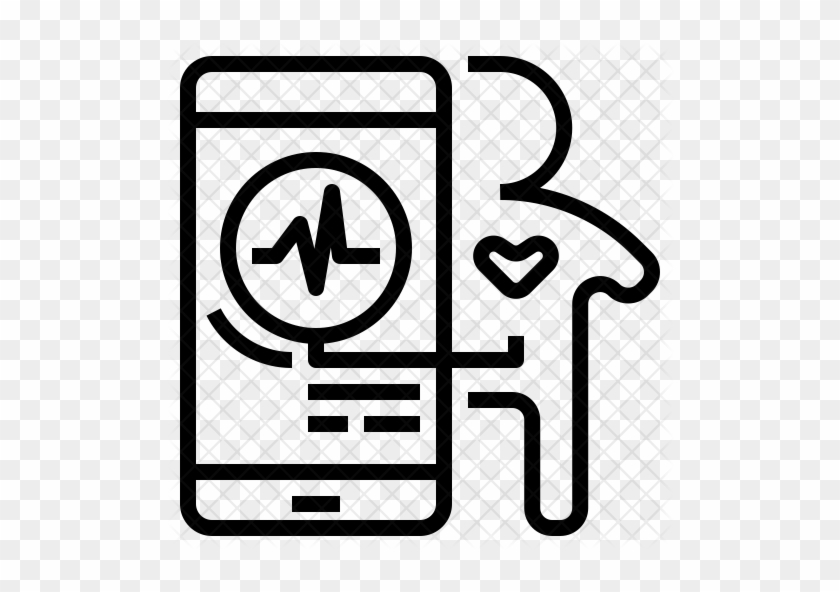 Heartbeat Monitoring Icon - Health #1056446
