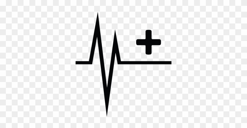 Pulse, Cardiogram, Heart Rate, Heartbeat Icon - Cross #1056455