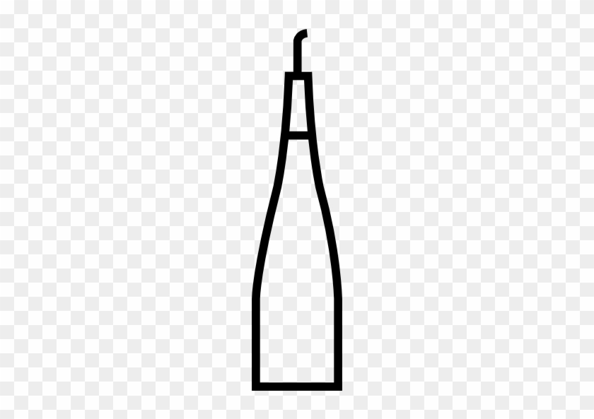 Empty Alcoholic Drink Bottle Free Icon - Empty Alcoholic Drink Bottle Free Icon #1056544