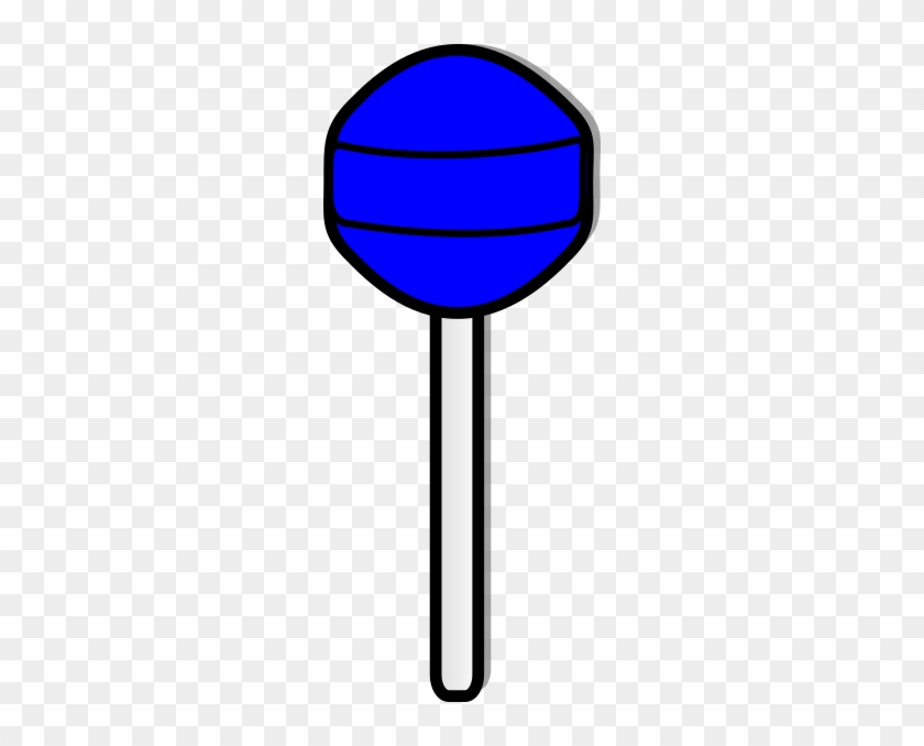 Blue Lollipop Clip Art At Clker - Blue Lollipop Clipart #1056635