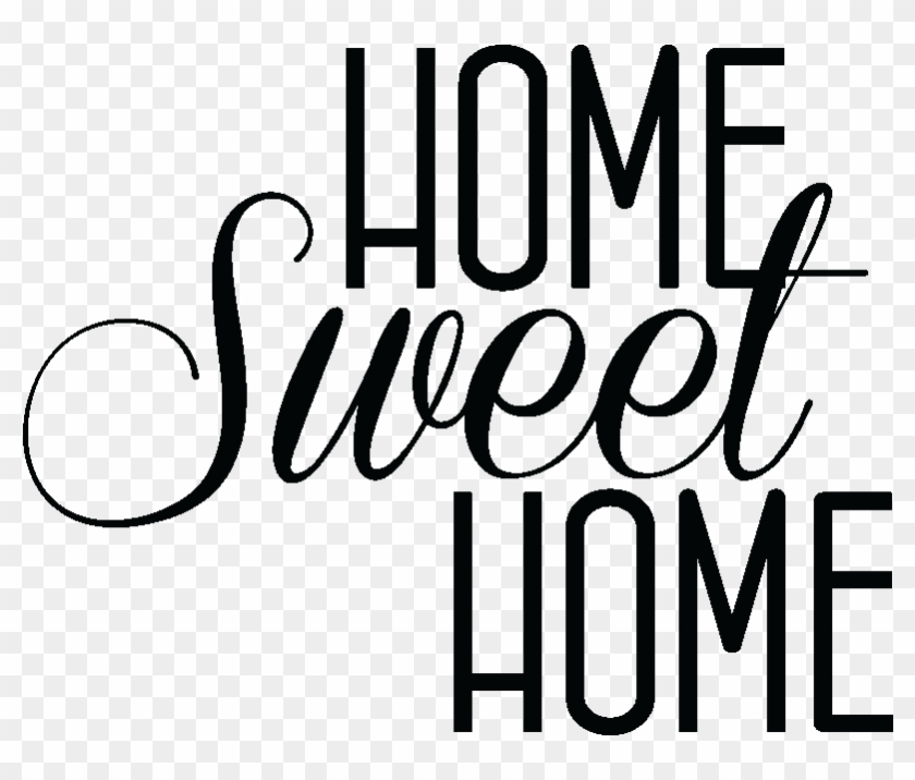 Sticker Citation Home Sweet Home - Sticker Home Sweet Home #1056756