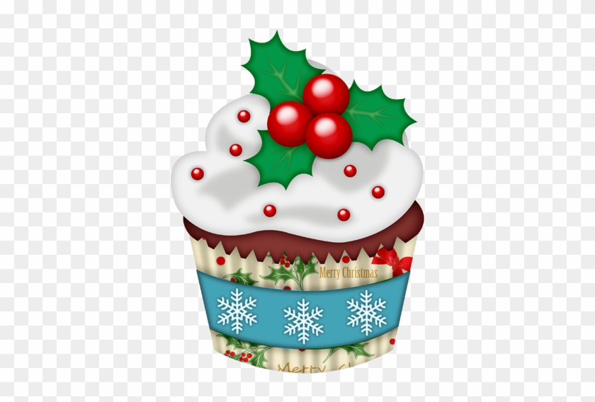 Cupcake - Christmas Cupcakes Clip Art #1056777