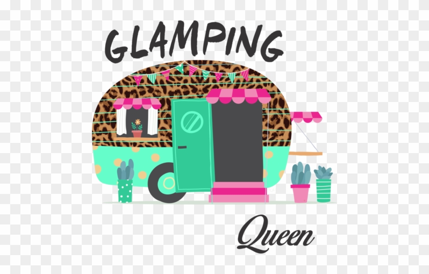 Glamping Queen - Queen Cotton Tote Hand Eco Canvas Shoulder Bag Crown #1057015