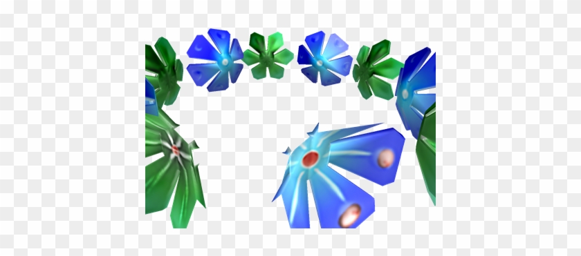 Blue Transparent Flower Crown 7509981 Sciencemadesimple - Flower Hat Roblox #1057114