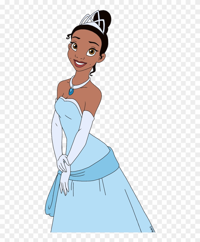 Blue Dress Clipart Princess Dress - Princess And The Frog Read-along Storybook And Cd [book] #1057115