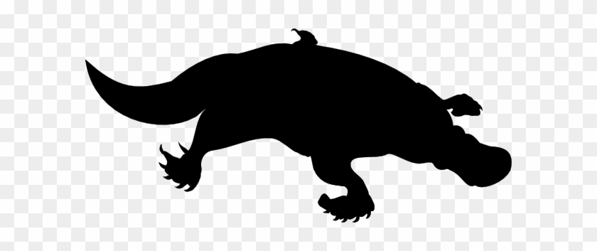 Platypus Face Clipart - Platypus Silhouette #1057138