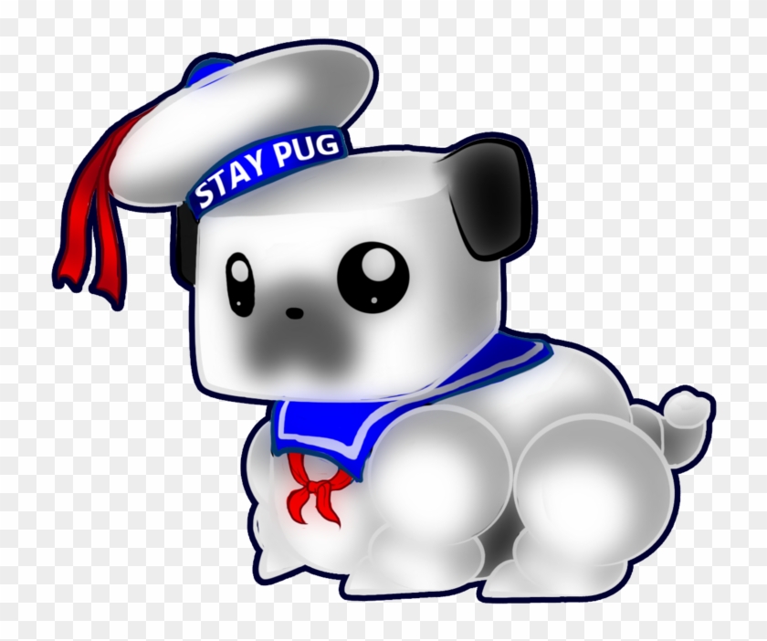 Stay Puft Pug By Permisane - Stay Puft Pug #1057162