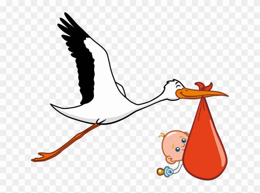 Storks Baby - Stork Carrying Baby Png #1057307