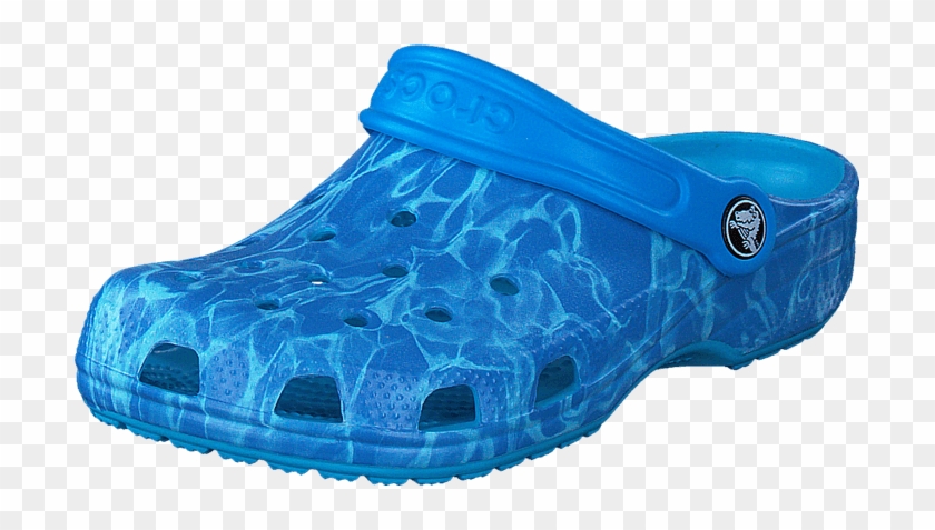 Classic Graphic Clog K Multi-color Blue - Crocs #1057315