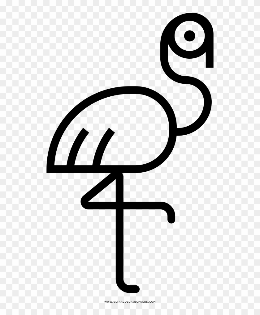 Flamingo Coloring Page - Flamenco Pàra Colorear #1057377