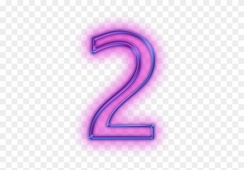 Number Computer Icons Clip Art - Number 2 In Purple #1057436