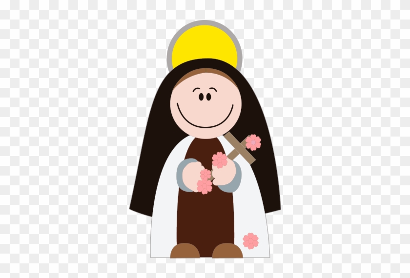 Santa Teresita - Dibujos De La Madre Caridad - Free Transparent PNG Clipart  Images Download