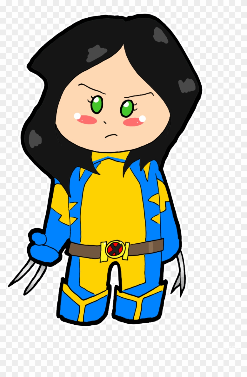 Lasergunspewpew18 Chibi X-23 Wolverine By Lasergunspewpew18 - Cartoon #1057675
