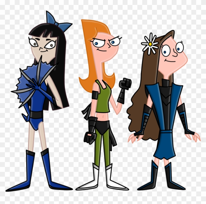 Comm Mortal Kombat Pnf Girls By Lightningrod728 On - Crossover Cartoon Mortal Kombat #1057716