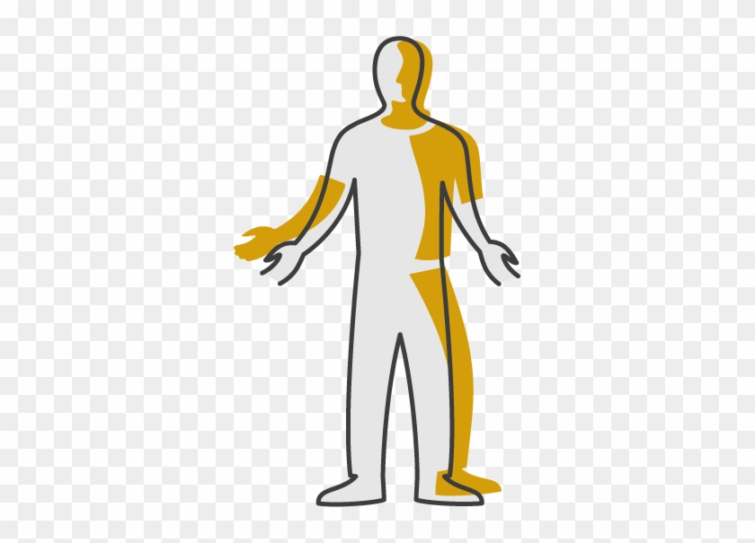 Icon Of A Person In Silhouette, Demonstrating Involuntary - Dyskinesia Clip Art #1057739