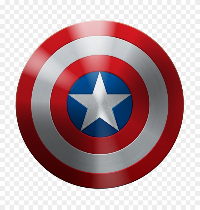 Captain America Shield Vector #1057936