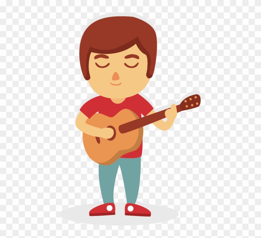 Guitar Drawing - Guitar Man - Gitar Man Clipart Png #1057972