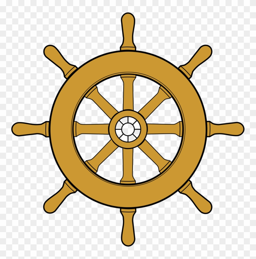 Captains Cliparts - Ship Steering Wheel #1057983