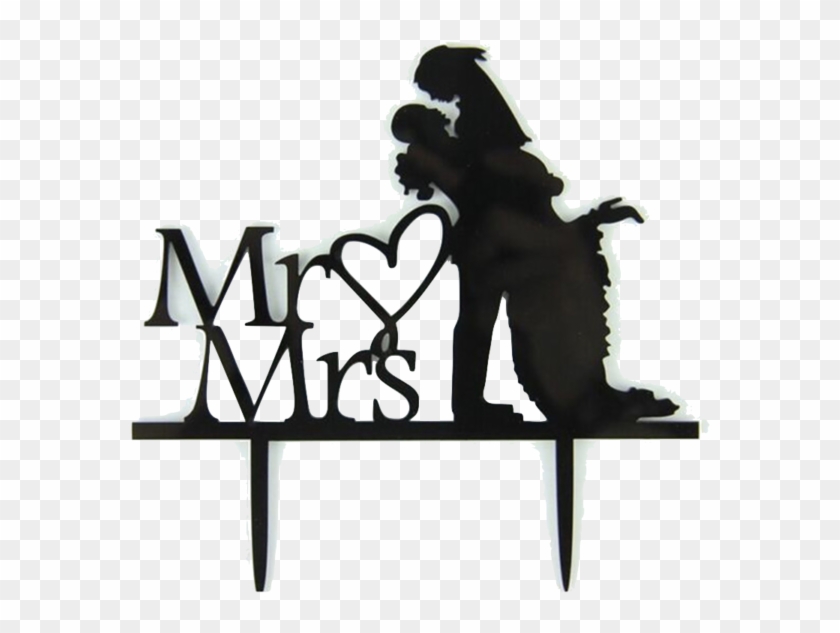 Newlyweds Wedding Cake Topper - Wedding Cake Toppers Png #1058123