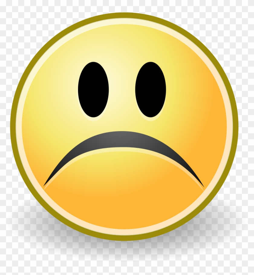 Open - Sad Face Emoji No Background #1058183
