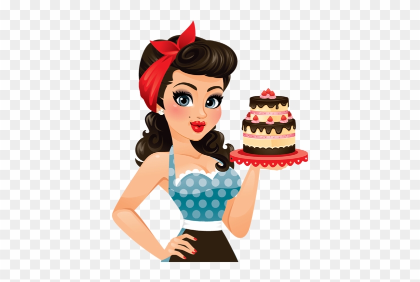 Cakes, Cake Makers, Birthday Cakes, Wedding Cakes, - Baker Pin Up Girl #1058257