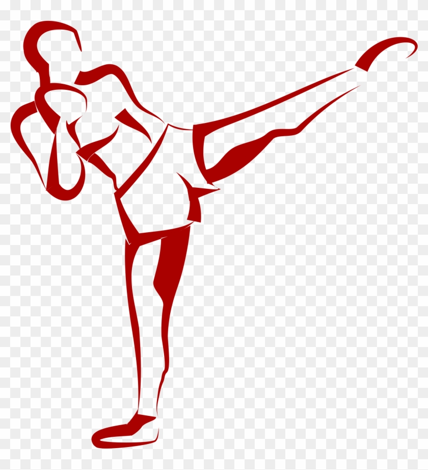 Clipart Kick Boxer - Limitierte K1 Modeartikel - T-shirt Unisex #1058282