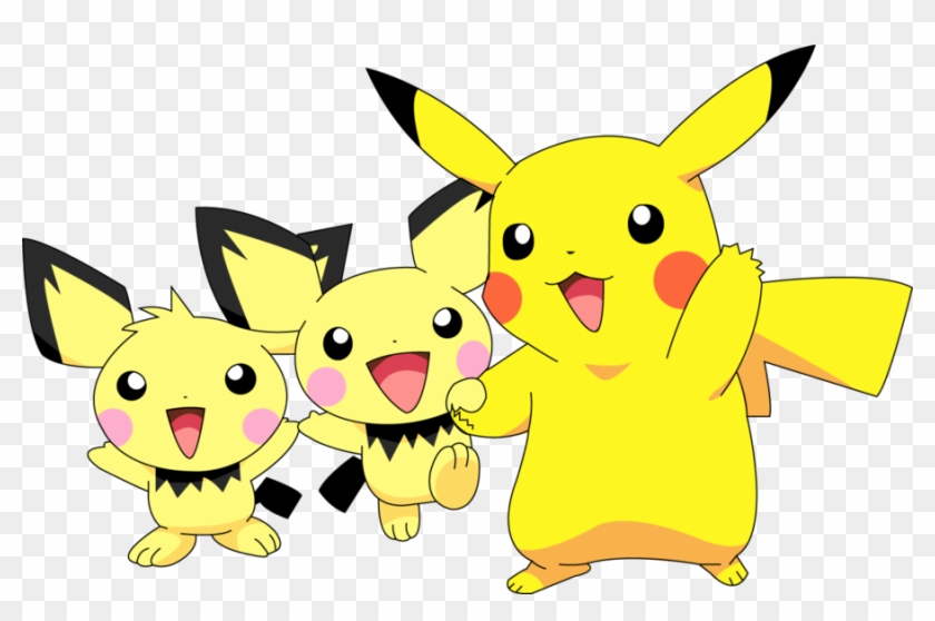 Pokemon Pikachu And Pichu - All Versions Of Pikachu #1058365