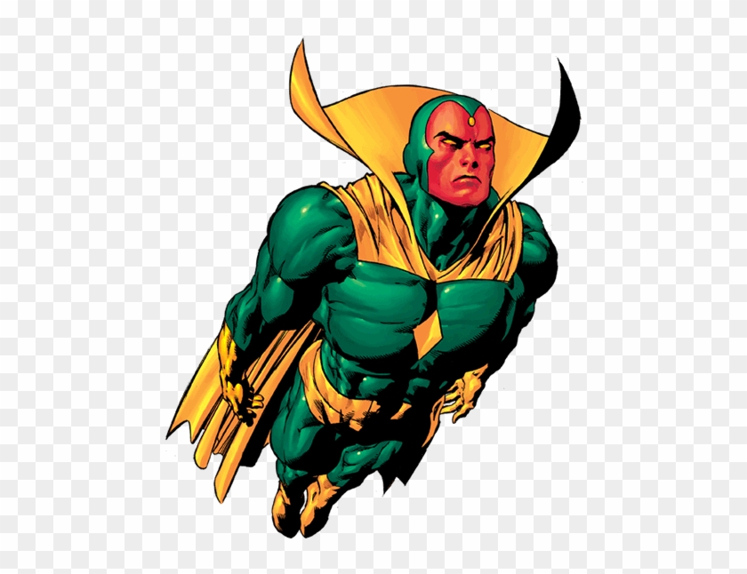 Marvel Vision Clipart Mightiest Heroes - Vision Marvel Comic Png #1058394