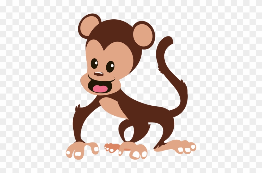 Monkey Silhouette - Mono Dibujo Png #1058445