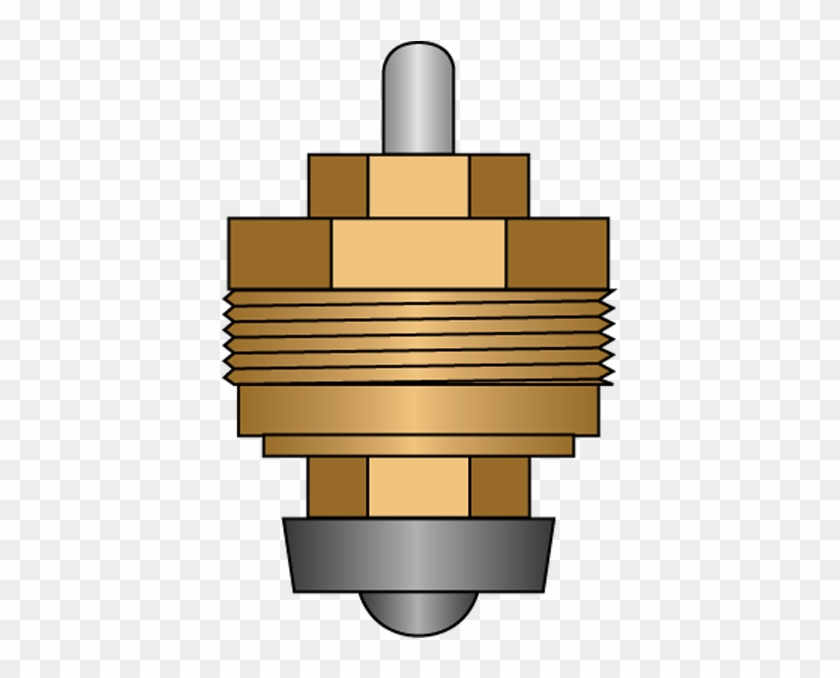 Radiator Valve Insert 3/4" - Heatlink 62016 95mm Straight Zone Valve (1/2" Fnpt #1058548