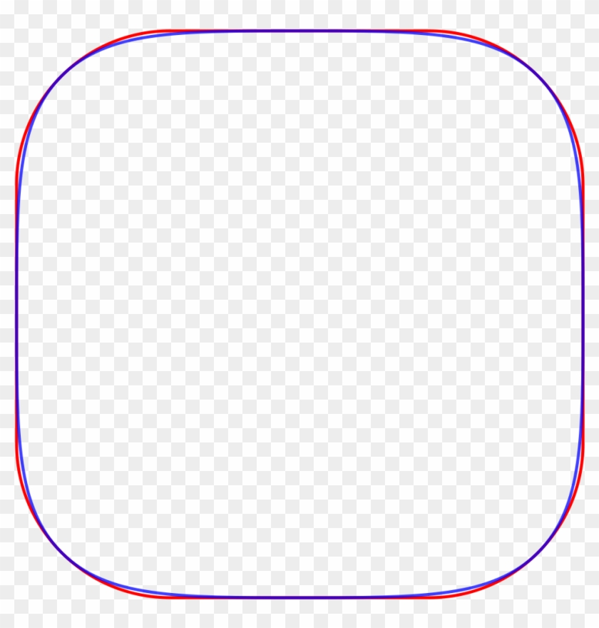 Squircle Rounded Square - Square Curve Png #1058752